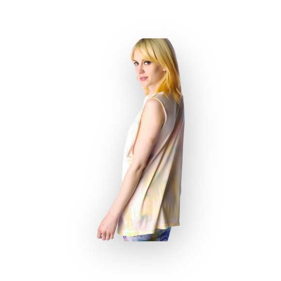 VHTF: new UNIF 🜸 Take Me To Your Dealer Muscle Tee 🜸 Pastel Tie Dye Weed Alien - Picture 3 of 16